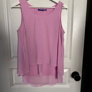 APT. 9 Light Pink Layered Blouse